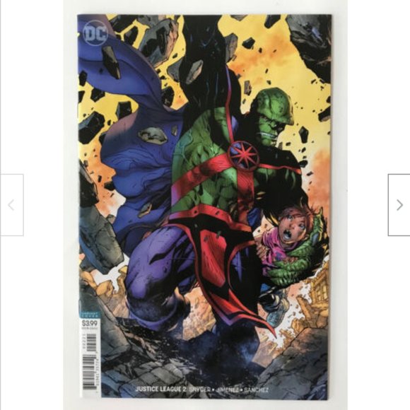 DC Justice League #2 Jim Lee Variant Cover 2018 Scott Snyder 1st Print JLA - Picture 1 of 2